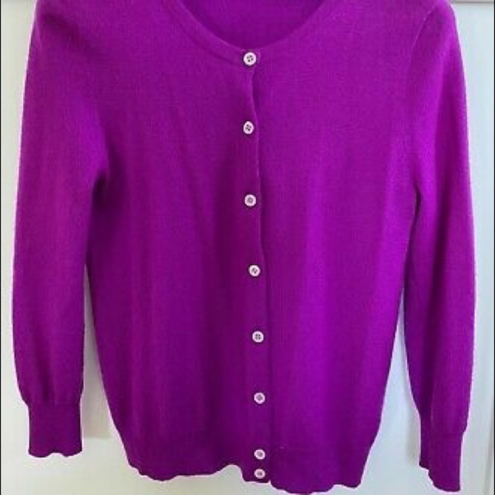 J. Crew Jackie Cardigan 100% Merino Wool